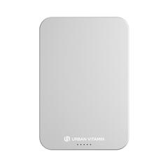 Vue Powerbank 5000mAh en plastique/alu RCS UrbanVitamin Richmond de couleur gris| Krokrodeal