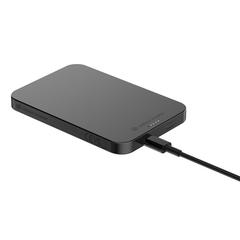 Vue Powerbank 5000mAh en plastique/alu RCS UrbanVitamin Richmond de couleur noir| Krokrodeal