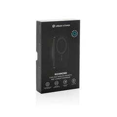Vue Powerbank 5000mAh en plastique/alu RCS UrbanVitamin Richmond de couleur noir| Krokrodeal