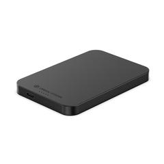 Vue Powerbank 5000mAh en plastique/alu RCS UrbanVitamin Richmond de couleur noir| Krokrodeal