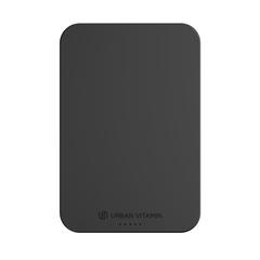 Vue Powerbank 5000mAh en plastique/alu RCS UrbanVitamin Richmond de couleur noir| Krokrodeal