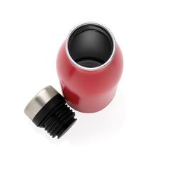 Vue Bouteille d’eau 500ml en acier inoxydable recyclé RCS de couleur rouge| Krokrodeal