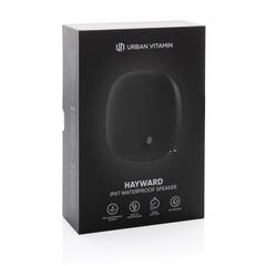 Vue Enceinte étanche IPX7 Urban Vitamin Hayward de couleur noir| Krokrodeal