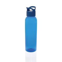 Vue Bouteille d'eau 650ml en rPET RCS Oasis de couleur bleu| Krokrodeal
