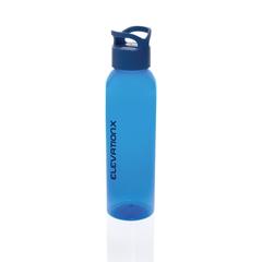 Vue Bouteille d'eau 650ml en rPET RCS Oasis de couleur bleu| Krokrodeal
