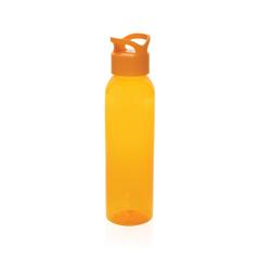 Vue Bouteille d'eau 650ml en rPET RCS Oasis de couleur orange| Krokrodeal