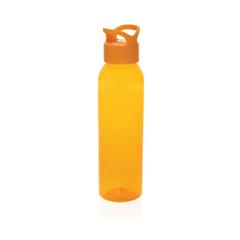 Vue Bouteille d'eau 650ml en rPET RCS Oasis de couleur orange| Krokrodeal