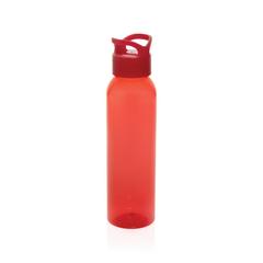 Vue Bouteille d'eau 650ml en rPET RCS Oasis de couleur rouge| Krokrodeal