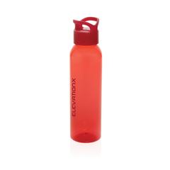 Vue Bouteille d'eau 650ml en rPET RCS Oasis de couleur rouge| Krokrodeal