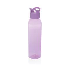 Vue Bouteille d'eau 650ml en rPET RCS Oasis de couleur violet| Krokrodeal