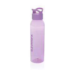 Vue Bouteille d'eau 650ml en rPET RCS Oasis de couleur violet| Krokrodeal
