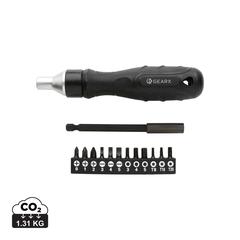 Vue Tournevis à cliquet Gear X de couleur noir| Krokrodeal