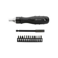 Vue Tournevis à cliquet Gear X de couleur noir| Krokrodeal