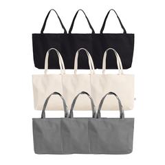 Vue VINGA Sac en toile de couleur gris| Krokrodeal