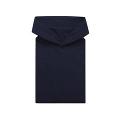 Vue Sweat à capuche en coton recyclé Iqoniq Yoho de couleur bleu| Krokrodeal