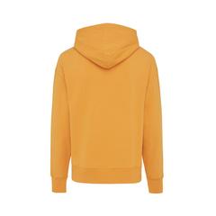 Vue Sweat à capuche en coton recyclé Iqoniq Yoho de couleur orange| Krokrodeal