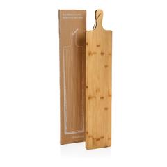 Vue Grande planche de service en bambou Ukiyo de couleur marron| Krokrodeal