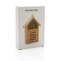 Vue Petit hôtel à insectes de couleur marron| Krokrodeal