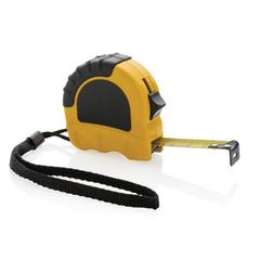 Vue Mètre ruban 3M/16 mm en plastique recyclé RCS de couleur jaune| Krokrodeal