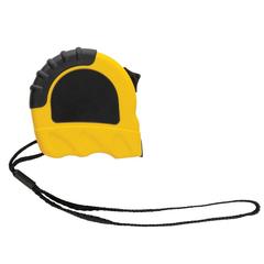 Vue Mètre ruban 3M/16 mm en plastique recyclé RCS de couleur jaune| Krokrodeal