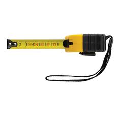 Vue Mètre ruban 3M/16 mm en plastique recyclé RCS de couleur jaune| Krokrodeal