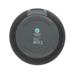 Vue Enceinte 5W en plastique recyclé RCS et bambou de couleur gris| Krokrodeal