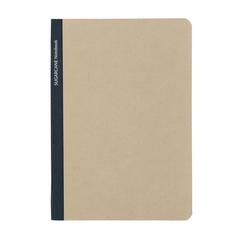 Vue Stylo Carnet A5 en papier canne à sucre de couleur bleu| Krokrodeal