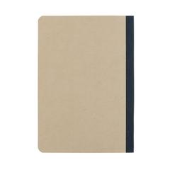 Vue Stylo Carnet A5 en papier canne à sucre de couleur bleu| Krokrodeal
