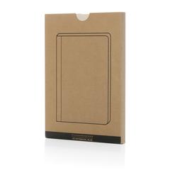 Vue Stylo Carnet A5 en papier canne à sucre de couleur bleu| Krokrodeal
