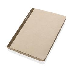 Vue Stylo Carnet A5 en papier canne à sucre de couleur marron| Krokrodeal