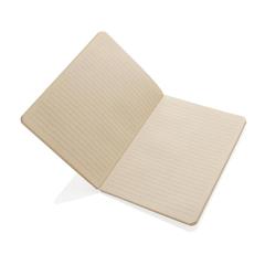 Vue Stylo Carnet A5 en papier canne à sucre de couleur vert| Krokrodeal