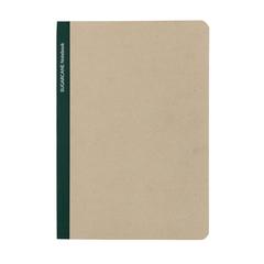 Vue Stylo Carnet A5 en papier canne à sucre de couleur vert| Krokrodeal