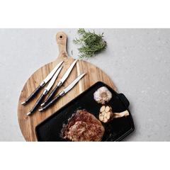 Vue VINGA Couteaux à viande Gigaro de couleur gris| Krokrodeal