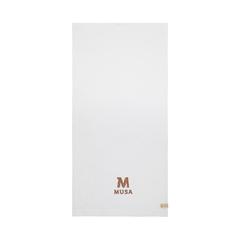 Vue VINGA Serviette Birch 70x140 de couleur blanc| Krokrodeal