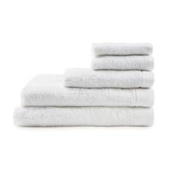 Vue VINGA Serviette Birch 70x140 de couleur blanc| Krokrodeal
