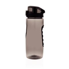 Vue Bouteille sport en tritan Swiss Peak de couleur noir| Krokrodeal