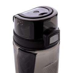 Vue Bouteille sport en tritan Swiss Peak de couleur noir| Krokrodeal