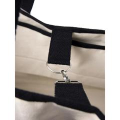 Vue VINGA Sac de plage en toile recyclée AWARE™ Volonne de couleur blanc| Krokrodeal