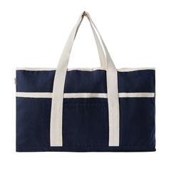 Vue VINGA Sac de plage en toile recyclée AWARE™ Volonne de couleur bleu| Krokrodeal