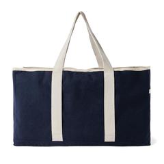 Vue VINGA Sac de plage en toile recyclée AWARE™ Volonne de couleur bleu| Krokrodeal