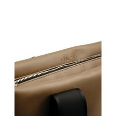 Vue VINGA Sac de plage en toile recyclée AWARE™ Volonne de couleur marron| Krokrodeal