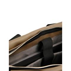 Vue VINGA Sac de plage en toile recyclée AWARE™ Volonne de couleur marron| Krokrodeal