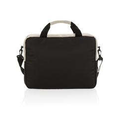 Vue Sacoche ordinateur 15.6" en rPET AWARE™ Kazu de couleur blanc| Krokrodeal