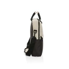 Vue Sacoche ordinateur 15.6" en rPET AWARE™ Kazu de couleur blanc| Krokrodeal