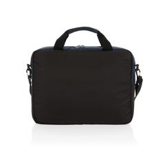 Vue Sacoche ordinateur 15.6" en rPET AWARE™ Kazu de couleur bleu| Krokrodeal