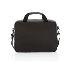 Vue Sacoche ordinateur 15.6" en rPET AWARE™ Kazu de couleur gris| Krokrodeal
