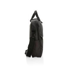 Vue Sacoche ordinateur 15.6" en rPET AWARE™ Kazu de couleur noir| Krokrodeal