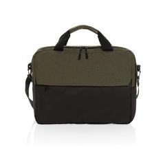 Vue Sacoche ordinateur 15.6" en rPET AWARE™ Kazu de couleur vert| Krokrodeal
