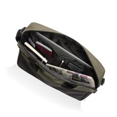 Vue Sacoche ordinateur 15.6" en rPET AWARE™ Kazu de couleur vert| Krokrodeal