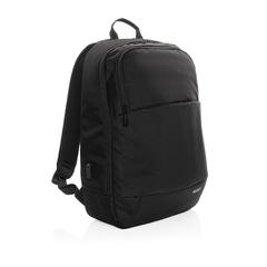 Vue Sac à dos moderne pour ordinateur 15,6" Swiss Peak AWARE™ de couleur noir| Krokrodeal